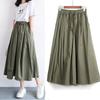 Women's Spring and Summer Pants Women's Wide-leg Pants Women's Nine-point Hakama Strap Casual Pants