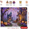 2D Plane - 2D Plane - 2D Plane Banner Gifishalloween Ghost House Photography Backgroundzyc
