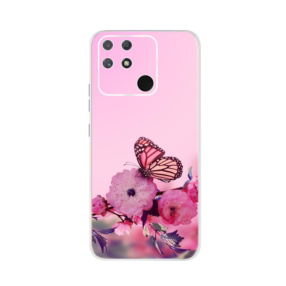 Soft Silicone Case For Raelme Narzo 50A RMX3430 Phone CaseTransparent TPU Cover For Realme Narzo50a 50 A 6.5" Back Cases Bumper