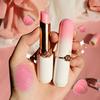 3g Lip Balm Mild Moisturizing Waterproof Long Lasting Non-stick Cup Lip Care Repair Natural Peach Color Changing Lipstick Makeup Lip Gloss for Girls