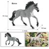 Oenux Оригинал Лесной Дикий Степной Конь Сельскохозяйственное Животное Лошадь Реалистичная Модель Фигурки Хафлингер Ферганский конь ПВХ Фигурки Игрушка Ребенок