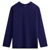Cotton Little White T Solid Color Long-sleeved T-shirt Men's Base