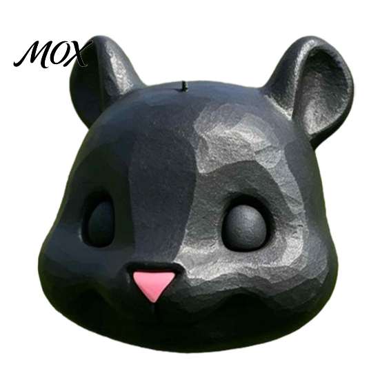 Quirky Gift for Gardeners Squirrel Head Feeder, Funny Mask Hanging Novelty Animal Feeder Garden Face Design, Wildlife Outdoor Backyard Decor