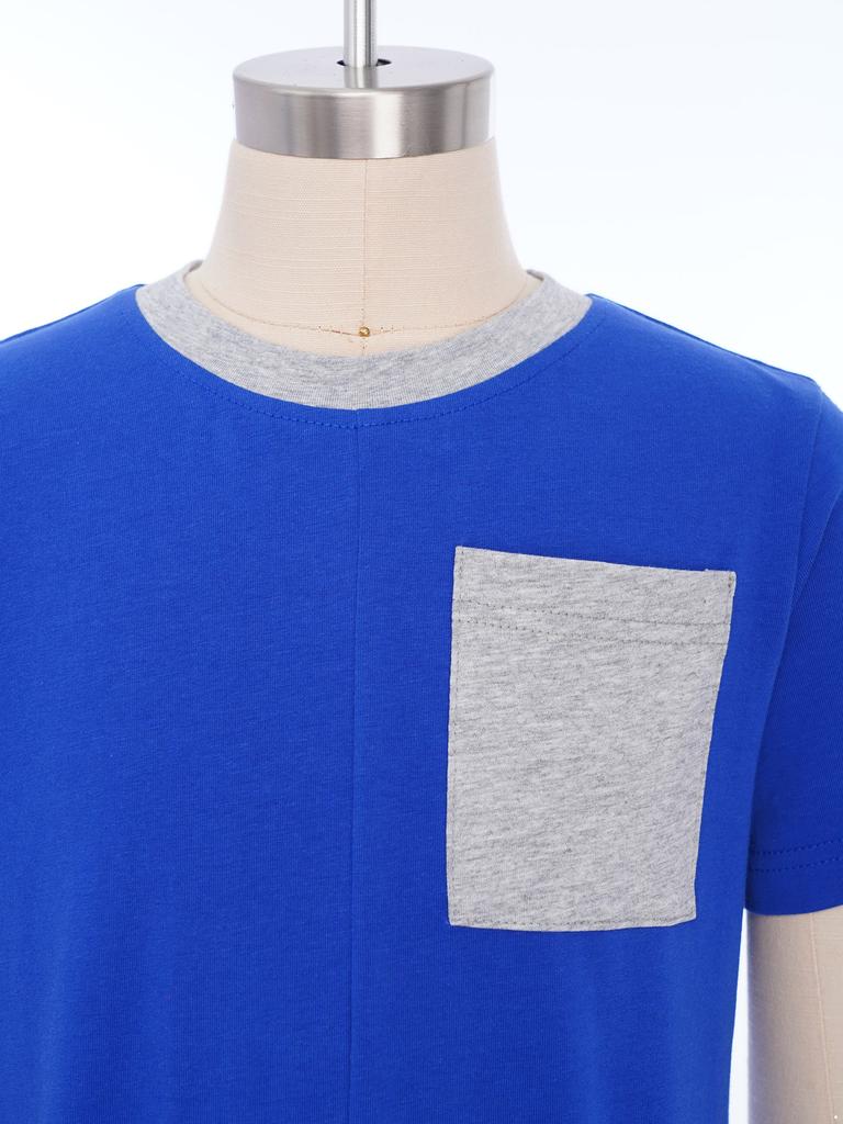 Унисекс Детский Адаптивный Комбинезон Задняя Невидимая Молния для Легкого Одевания Контрастный Цвет с Карманом