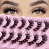 Diy Segmented False Eyelashes 7 Pairs Of High Imitation Mink Hair Dense Curl Simulation Eyelashes