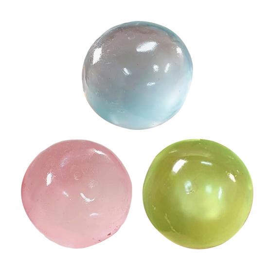 1/3/4 шт. Кокосовое масло Стресс-бол Антистресс-мяч Медленно поднимающийся Снимающий стресс Прозрачный Мячик Игрушка-сквиш Нелипкий Улучшающий концентрацию Расслабление Эластичный Мяч Сенсорная игрушка