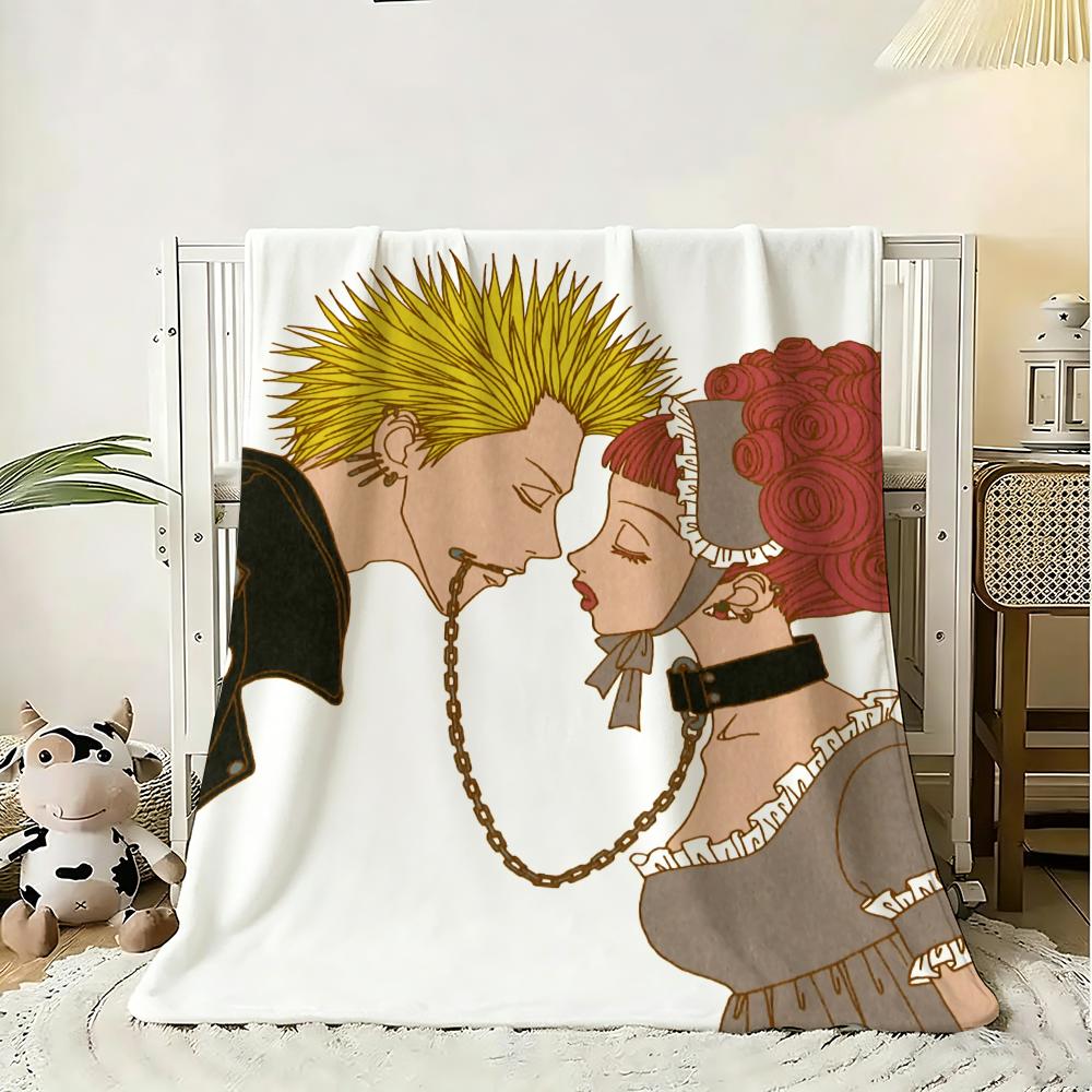Anime Paradise Kiss Throw 240g Flannel Blanket Lightweight Soft Skin-friendly Summer Thin Throw Blanket