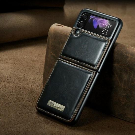 Чехол для Samsung Galaxy Z Flip3 Fold3 Кожаный Магнитная Застежка Складная Подставка