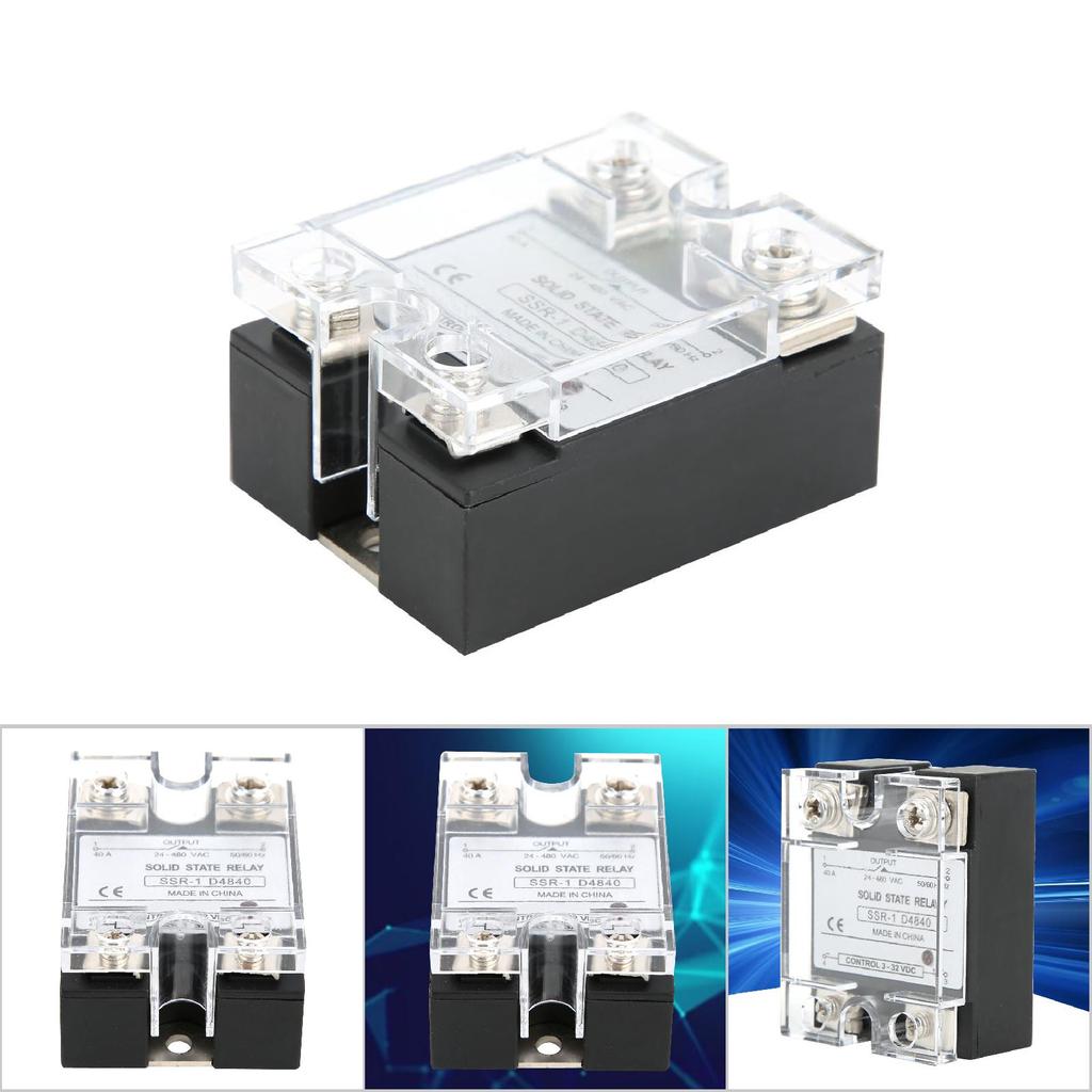 SSR40DA Твердотельное реле SSR Твердотельный модуль Управление постоянным током Переменный ток 40А 332В постоянного тока