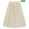 Benetton Юбка с перфорацией и вышивкой 3s 46azd001j