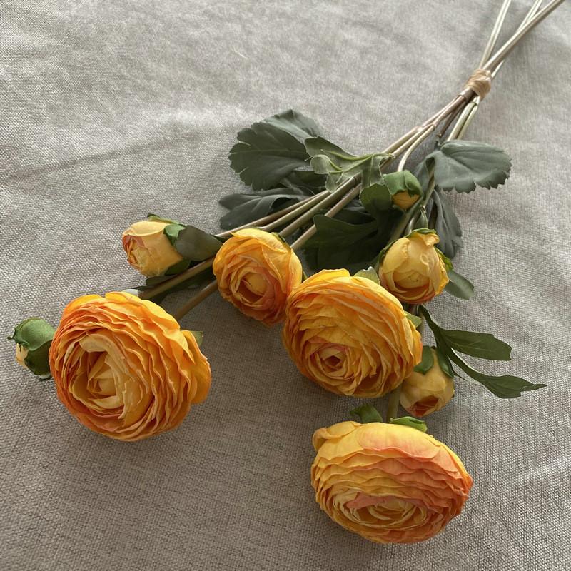 Реалистичный букет из шелковых лотосов для свадьбы, дома, офиса, цветочный подарок, украшение