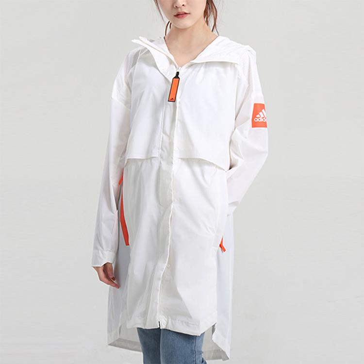 adidas Женская парка Myshelter Wind.RDY с капюшоном Белая FR9534