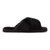 Puma Кроссовки Fluff X Strap Slide Черные женские белые 384936-01