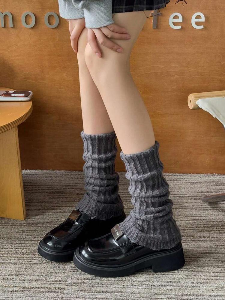 1 Pair Women Jk Uniform Bubble Socks Fashionable Lolita Girls Loose Soft and Comfortable Socks Women Versatile Elephant Socks