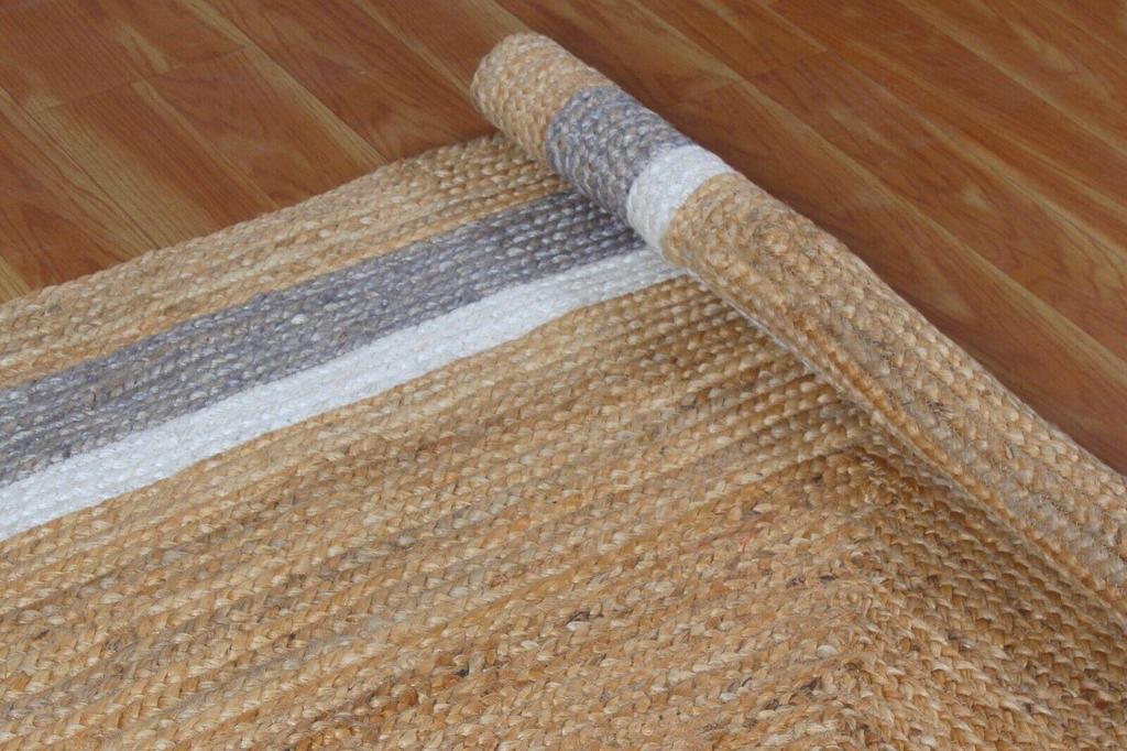 Джутовый ковер для помещений и улицы ручной работы, натуральный ковер для любого пространства, рустикальный декор для любой площади