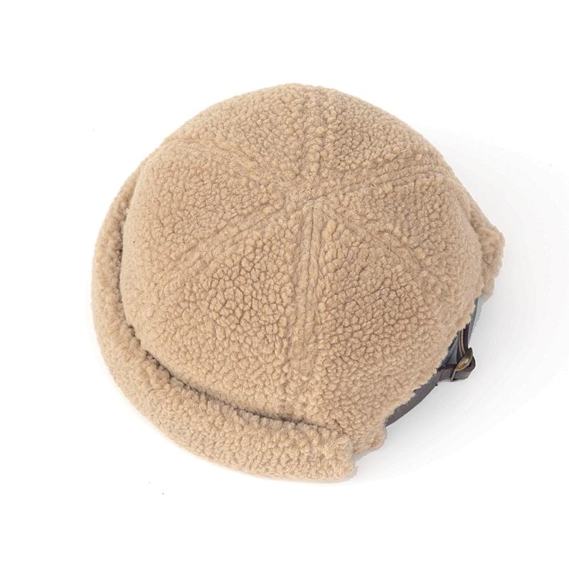 Унисекс, зимняя толстая байкерская кепка-докер, уличная одежда, тыква, винтажная темно-синяя шляпа без полей, дыня, моряк, повседневная короткая кепка в стиле Харадзюку