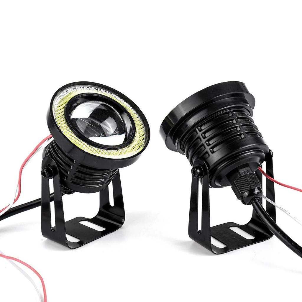 2X Автомобильные COB Авто DRL Led 12V Фары Ангельские глазки Противотуманные водонепроницаемые фары DRL Дневные ходовые огни Дневной свет Сигнал поворота багажника Led