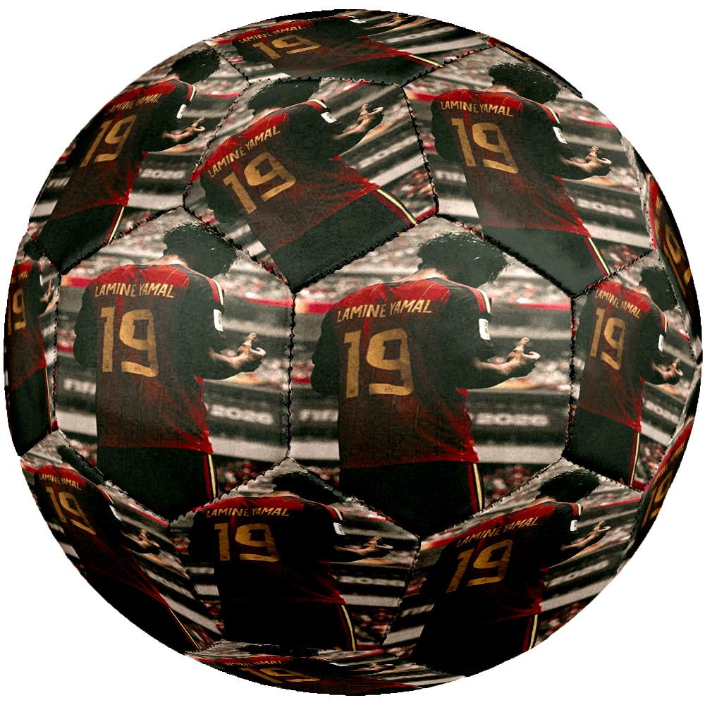 Lamine Yamal's World Cup Champion Celebration Size 5 Soccer Ball Machine Sewn Indoor/Outdoor Universal Football perfect gift for sports enthusiasts