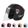 Мотоциклетный шлем для мужчин и женщин, дышащая шляпа от солнца, полумотошлем, прозрачный солнцезащитный крем, сверхлегкий скутер, ветрозащитные шлемы Casco