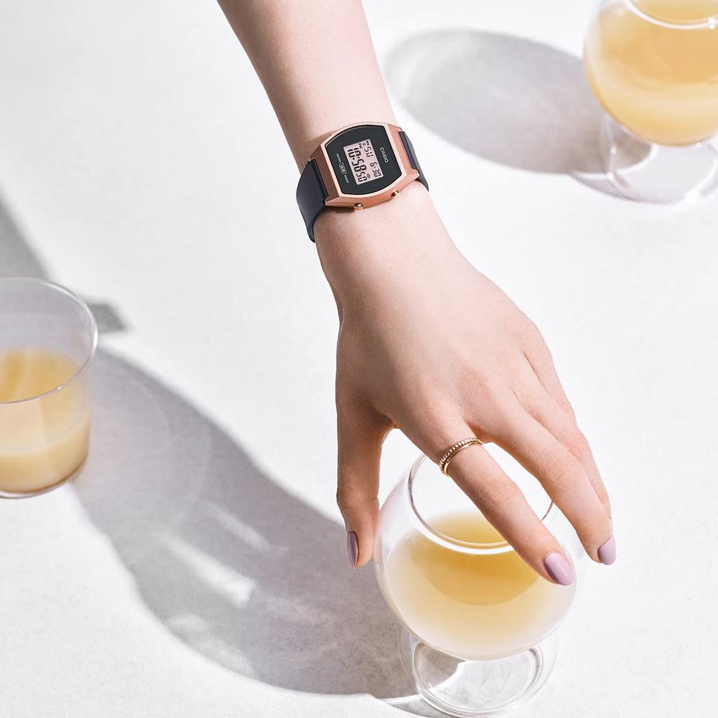 Casio Стандартные цифровые женские часы Casio BOX Overseas Модель Черный x Розовое золото [Casio] LW-204-1A [Товар]