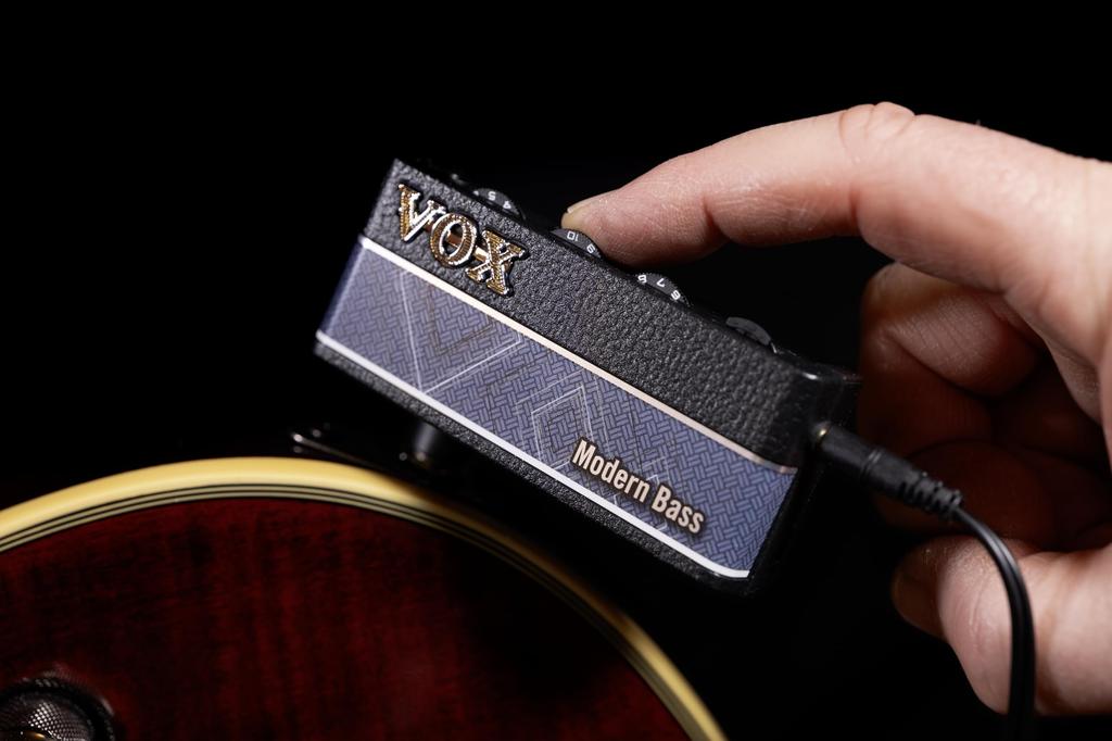 VOX Headphones Bass Amplifier amPlug 3 Modern Bass No Cables Required Plug Directly Into Your Guitar Perfect for Home Practice Battery Powered Effects