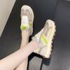 Мода 2024 Весна и Осень Женская Дышащая и Удобная Спортивная Обувь Повседневная Спортивная Обувь На Толстой Подошве