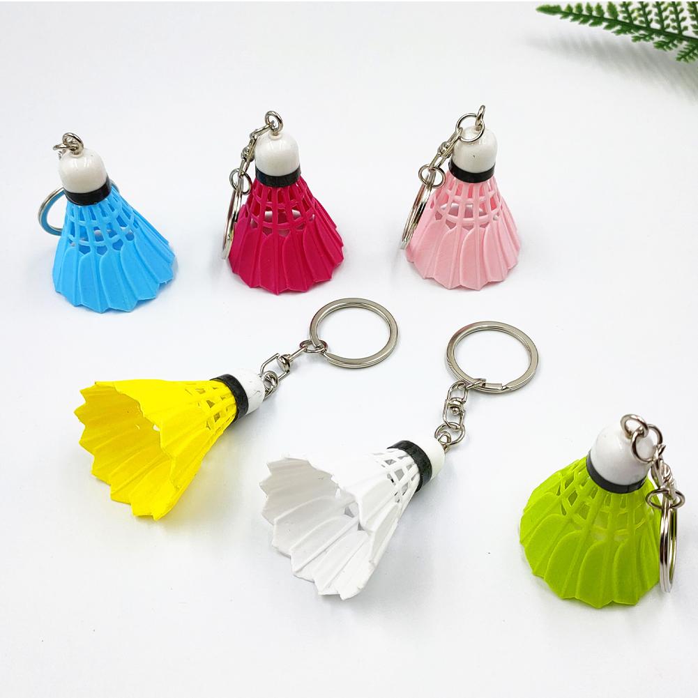 Mini Simulation Badminton Keychain Pendant Sports Ornaments Gift Small Keychain C6G1