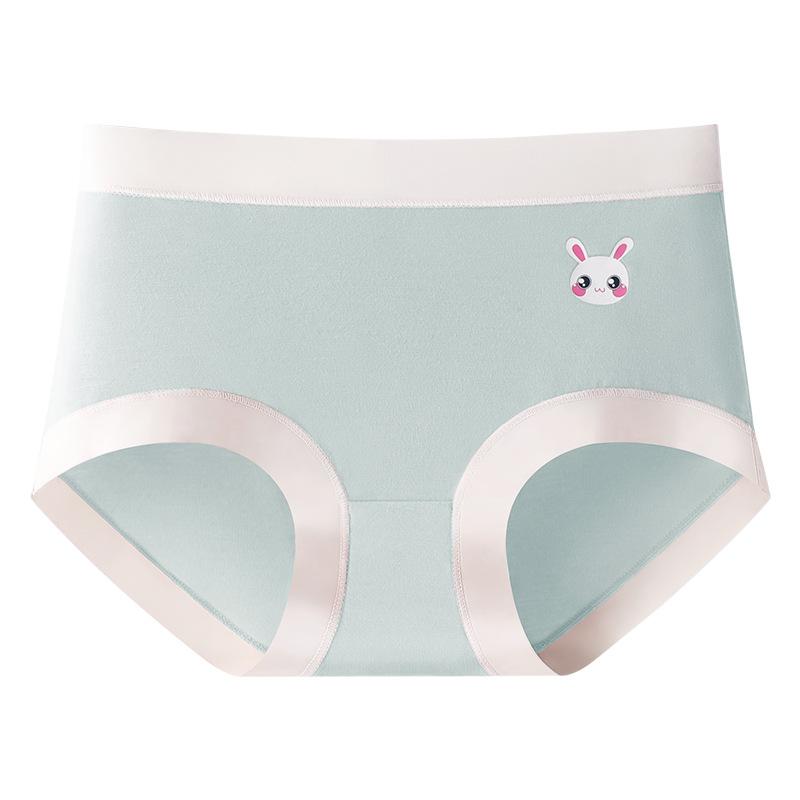 Дышащий хлопок для учащихся средних школ, чистый хлопок со средней талией, простое и модное свежее нижнее белье для девочек, шорты