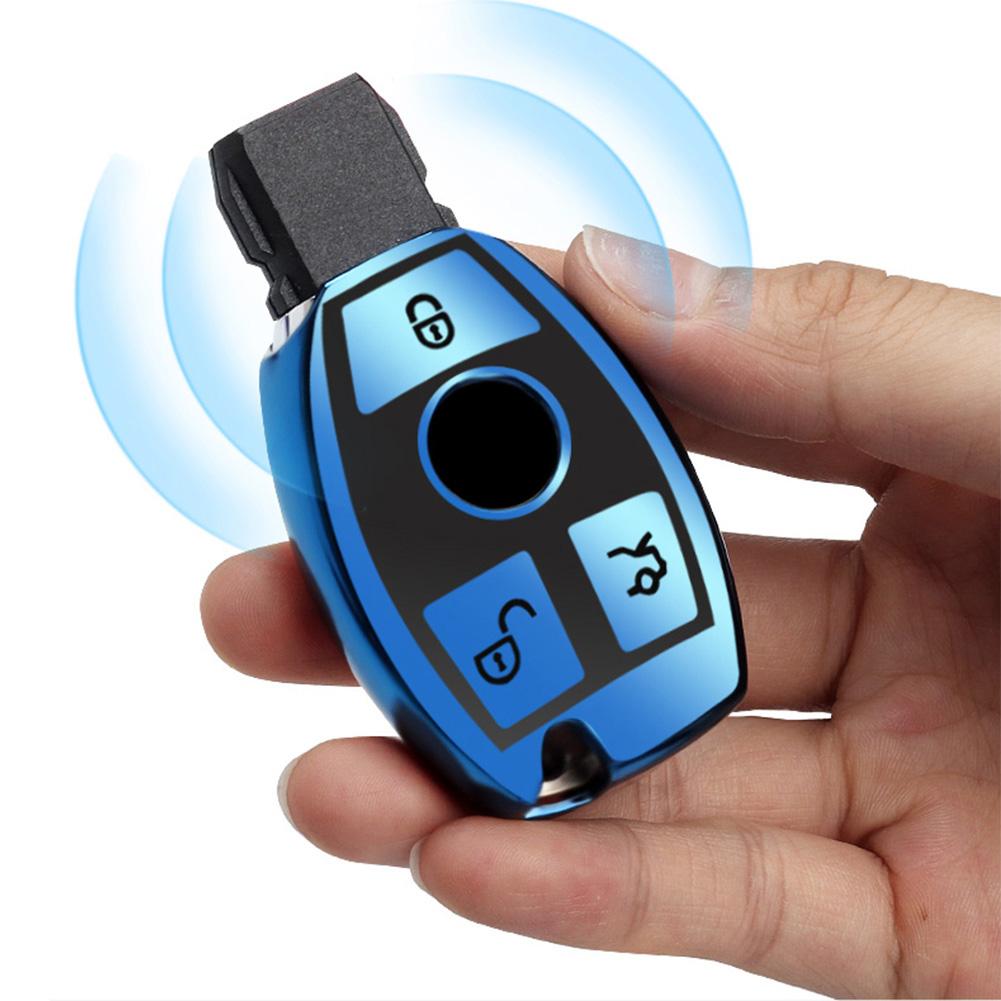 Мягкий чехол для дистанционного ключа автомобиля из ТПУ для Mercedes Bnez CLA GLC GLA GLK W203 W210 W211 W204 W176 ABCR Class AMG Аксессуары