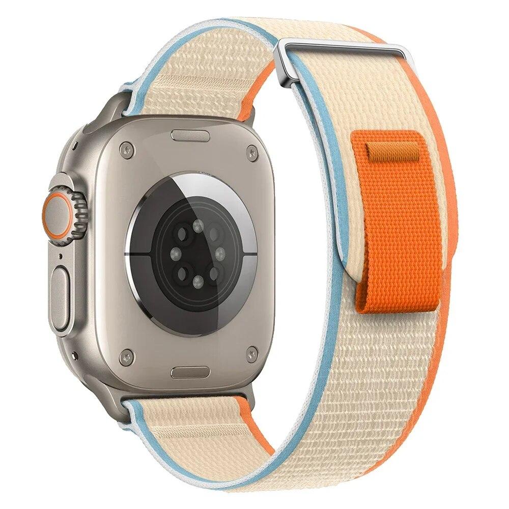 Ремешок Trail Loop для Apple Watch Ultra 2, ремешок 49 мм, 44 мм, 40 мм, 41 мм, 42 мм, браслет Correa для IWatch Series 9, 8, 7, 6, 5 Se, ремешок 45 мм