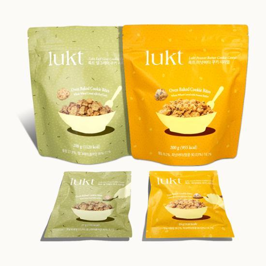 Выберите 1 из 4 видов хлопьев Lukt Cookie Cereal, корейские закуски