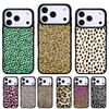 Чехол с леопардовым принтом для iPhone 17 16 15 14 13 Pro Max Задняя крышка для 12 11 Pro Coque