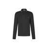 Golf Series Solid Color Elite Long Sleeve Polo Shirt Men Tops Deep-Black A11M345209FBK