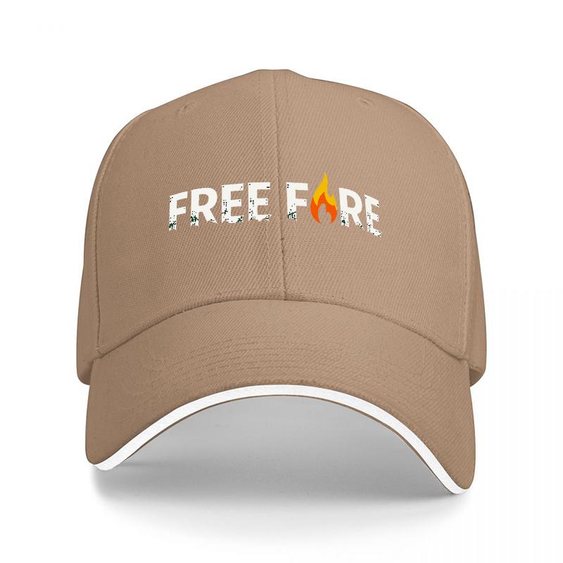 БЕЙСБОЛКА С ЛОГОТИПОМ FREE FIRE ЧЕРНАЯ С ДИЗАЙНОМ ПЛАМЕНИ Унисекс S РЕГУЛИРУЕМАЯ ШЛЯПА МОДНЫЙ СПОРТИВНЫЙ АКСЕССУАР ДЛЯ АКТИВНОГО ОТДЫХА