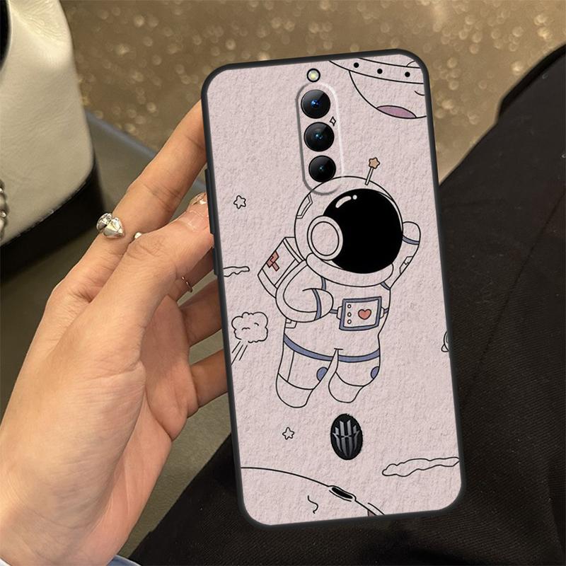 Cute Galaxy Astronaut Case For ZTE Nubia Red Magic 8 Pro 8S Pro Plus RedMagic 6 7 6S 7S Pro 5S 5G 6R Fundas