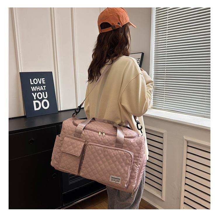 Дорожная сумка большой вместимости, легкая спортивная сумка, сумка для хранения с раздельными сухими и влажными отделениями, CLE