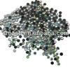 Eco-Friendly Flatback Glass Beads Garment Accessories Hot Fix Loose Rhinestones 12 Facets Round Multi-color