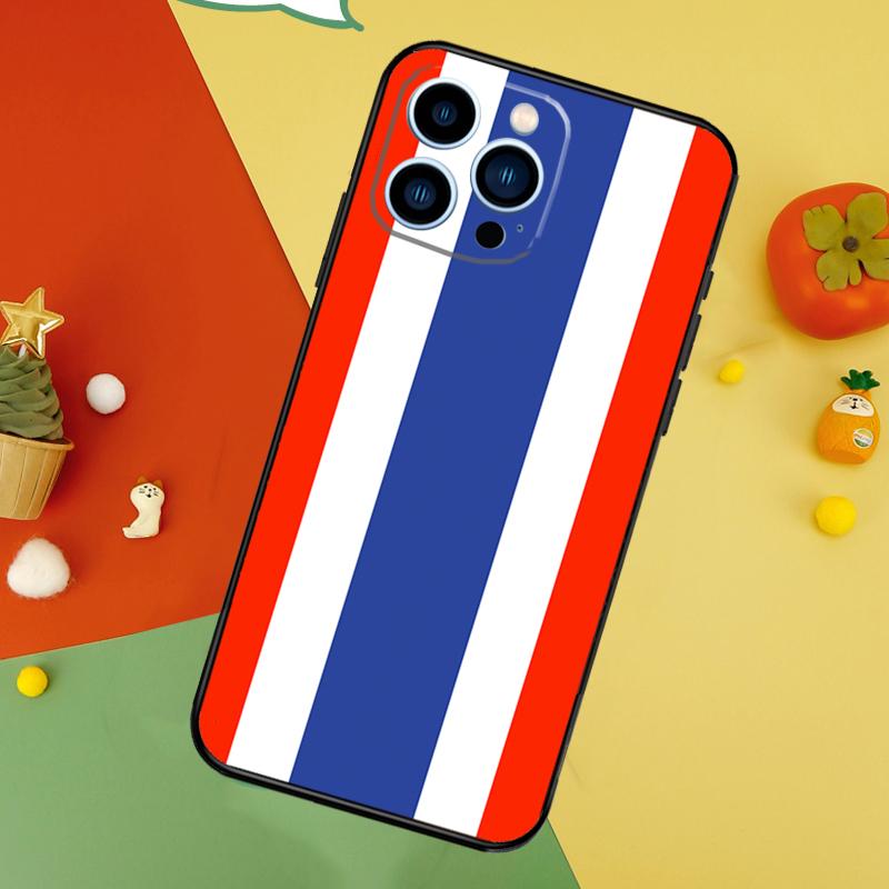Thailand Flag & Map Phone Case Series Phone Case for iPhone 17 16 15 14 13 12 11 Series Pro Max Plus Double Layer Protection