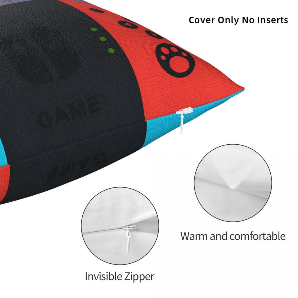 Games Console Pillow Cases 90S Gaming Cushion Covers Awesome Zippered Decorative Throw Pillow Case Cover For Sofa 40*40Cm
