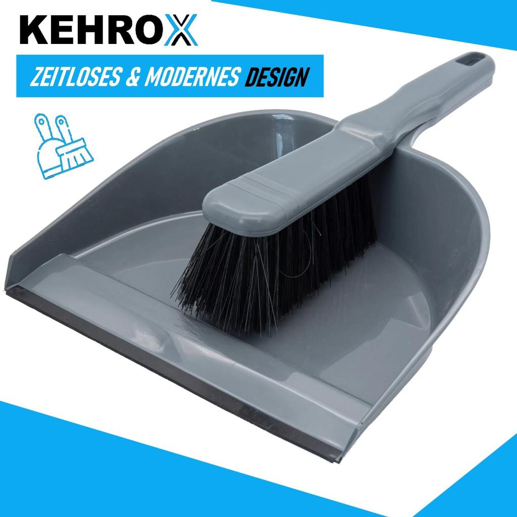 KEHROX Sweeping Set Dustpan Hand Brush Hand Broom Sweeping Set Hand Sweeping Set 2-piece Set