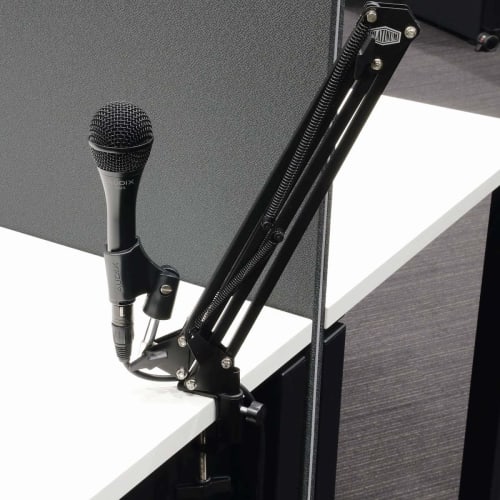[Reliable Japanese Manufacturer] PLATINUM Flexible Desk Arm Microphone Stand MPC1 BK