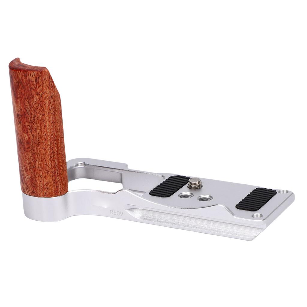 Handgrip L Shape Bracket Handle Fit for R50V Camera with Built In Quick Release Plate Hand Grip Holder Anti Slip Pads Design