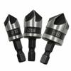 Woodworking Hex Shank Drill Bit Set Countersink Chamfer Drill Bit Chamfering Tool Hole Opener