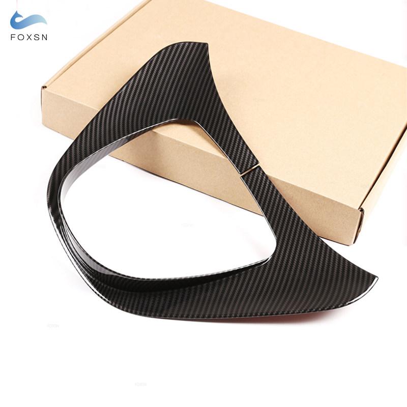 ABS углеродное волокно узор центр управления мультимедийная панель кнопок рамка крышка отделка для Mercedes Benz V Class V250 V260