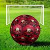 Afc Crest Printed Size 5 Soccer Ball - Durable, Machine-stitched, Soft and Comfortable, Suitable for Training and Matches Gift