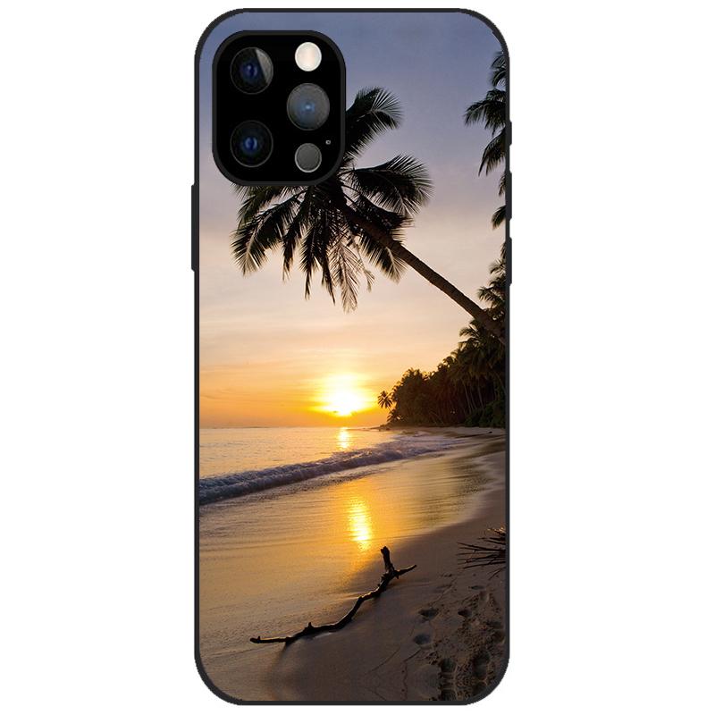 Чехол для iPhone 12 Pro, чехол для iPhone 12 Pro, силиконовый мягкий чехол из ТПУ для iPhone 12 Pro Max/12 Mini, чехол с рисунком, Funda 12Pro
