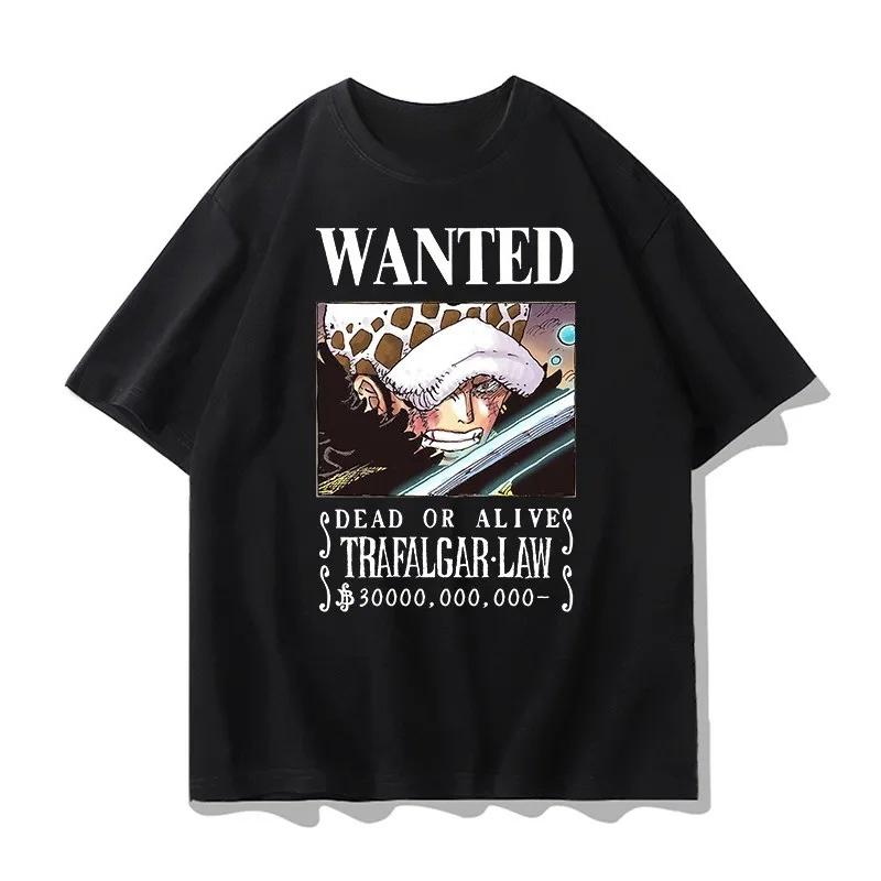 One Piece Printed TShirt Luffy ACE Anime Tee Unisexs 2026 Summer Fashion Oversize Street Casual Y2K Tops Streetwear Clothing