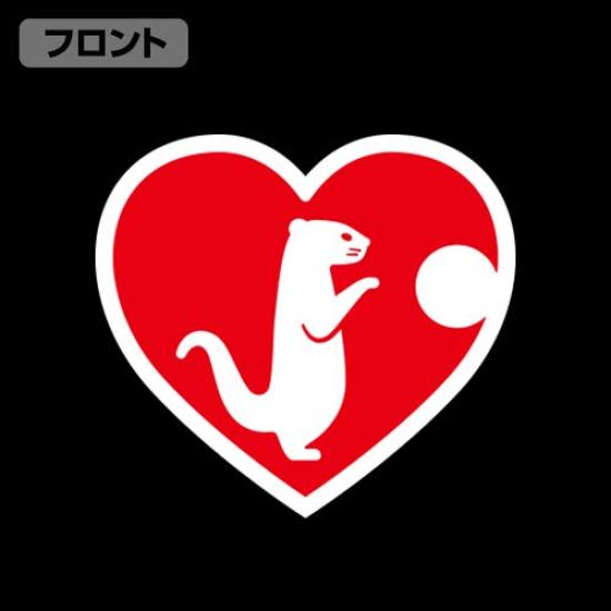 Sarazanmai Otter Mark Embroidered Polo Shirt Black XL Size