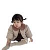 Girls Winter Cotton Padded Coat Toddler Baby Thick Warm Outerwear Solid Color