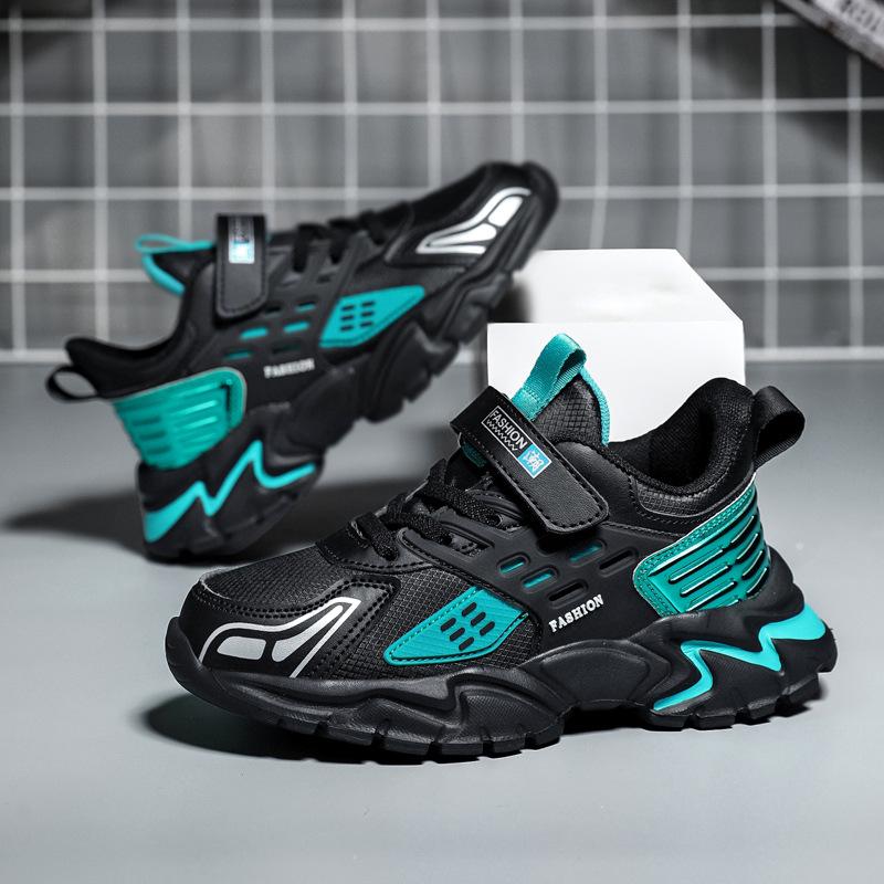 Модная мужская новая спортивная обувь на четыре сезона кожаная сетчатая бархатная нескользящая и износостойкая повседневная спортивная обувь